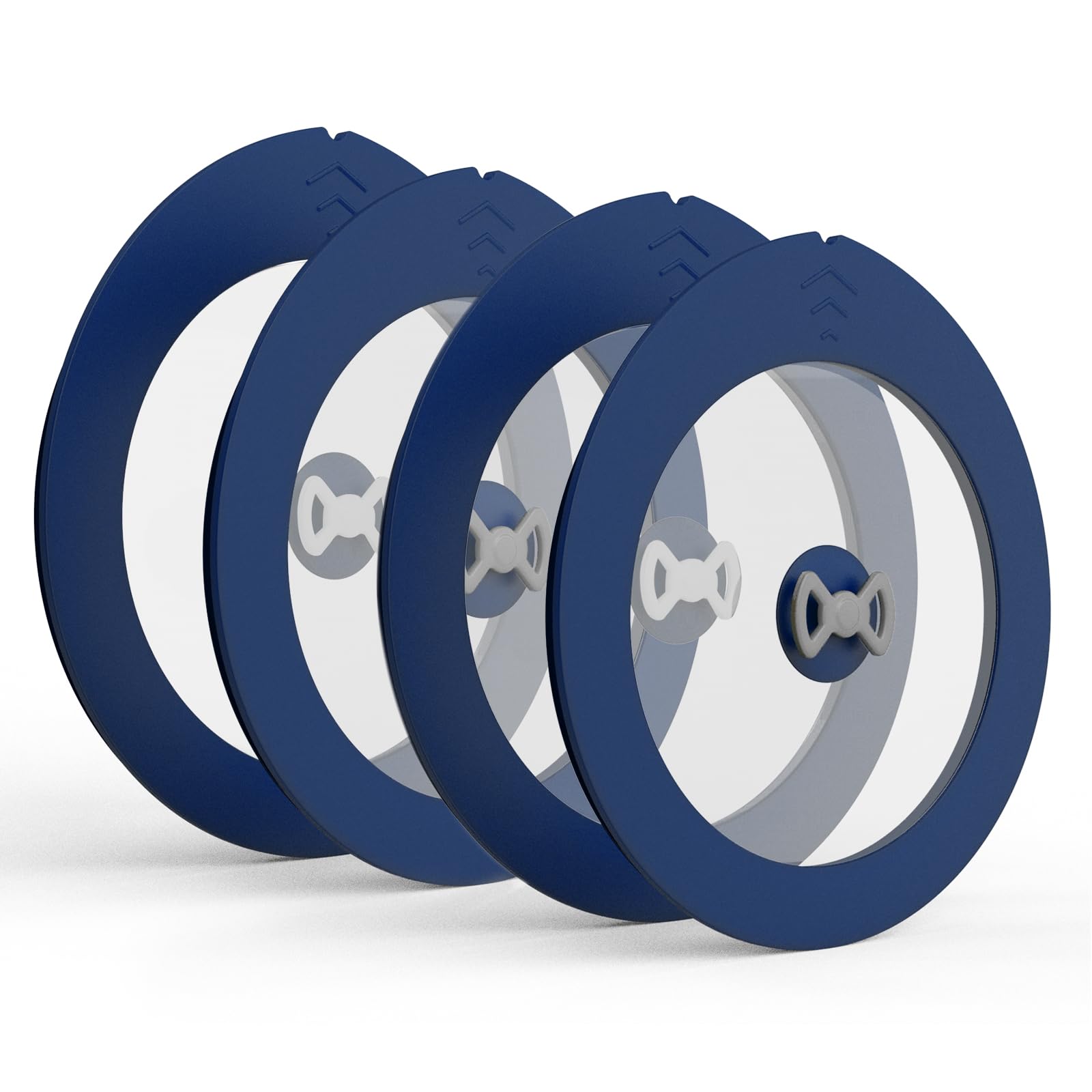 4 pack replacement lids for pyrex 7201-pc 4 cup and 7402-pc 6/7 cup glass containers mixing bowl storage cover leakproof