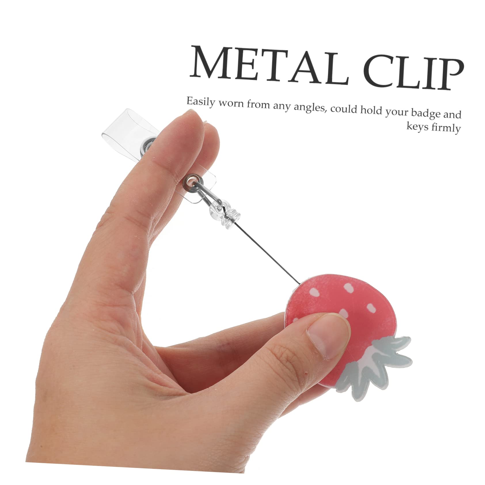 Tofficu 20pièces Porte-badges Rétractables Avec Clip De Ceinture Pour Cartes Identité Et Badges Professionnels Pratique Pour Travailleurs Industrie Hôpitaux Écoles Et Bureaux