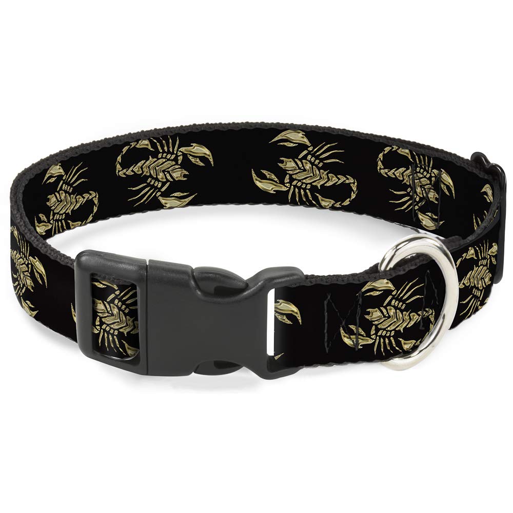 Collier de clip en plastique Scorpion Buckle Down 11-43,2 cm pour chien Medium