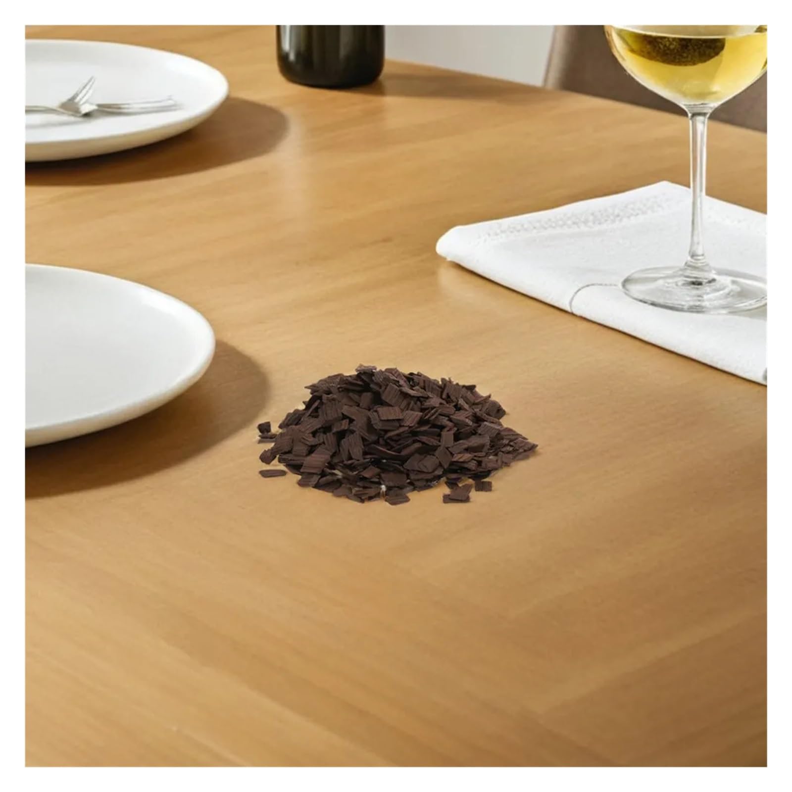 Virutas de Roble Tostado 3 Bolsas de Virutas Roble Muy Tostadas for Elaboración Vino Intensificador Aroma Infusor Sabor Pequeñas
