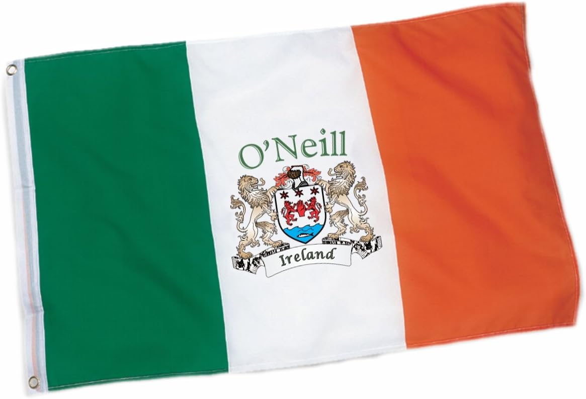 O'Neill Ireland Coat of Arms Flag - 12" x 18" (Small)