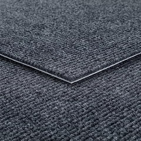 Livelynine 12x12 Gray Carpet Tiles Cover