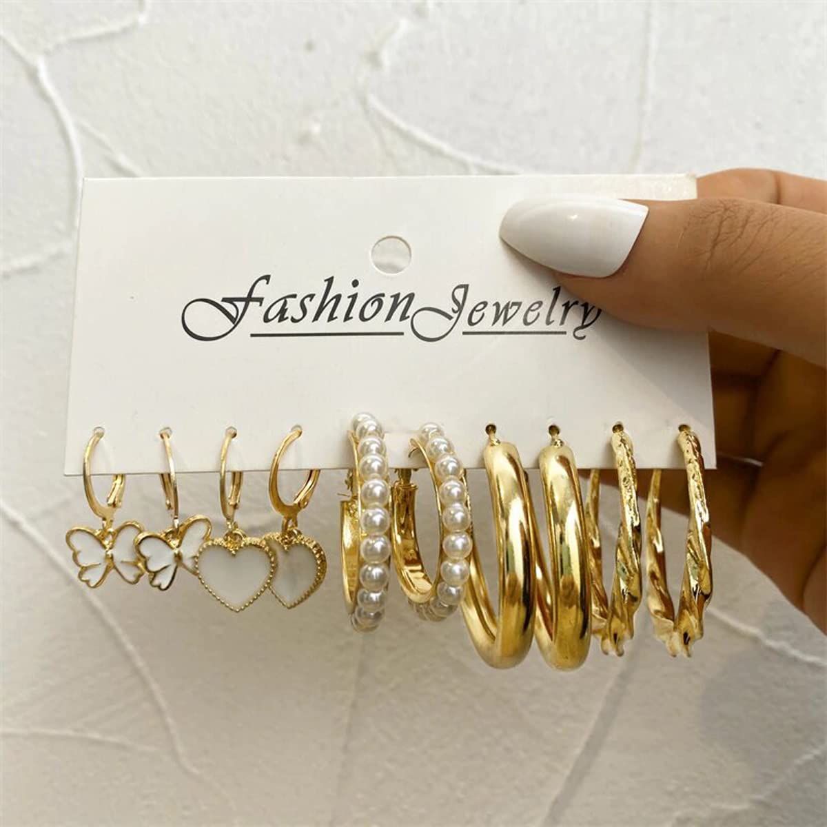 Gold-Plated Drop Earrings JG-PC-ERGC-8666
