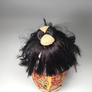 Amazon | A-205 こけし 山代温泉 髪があるこけし アンティーク