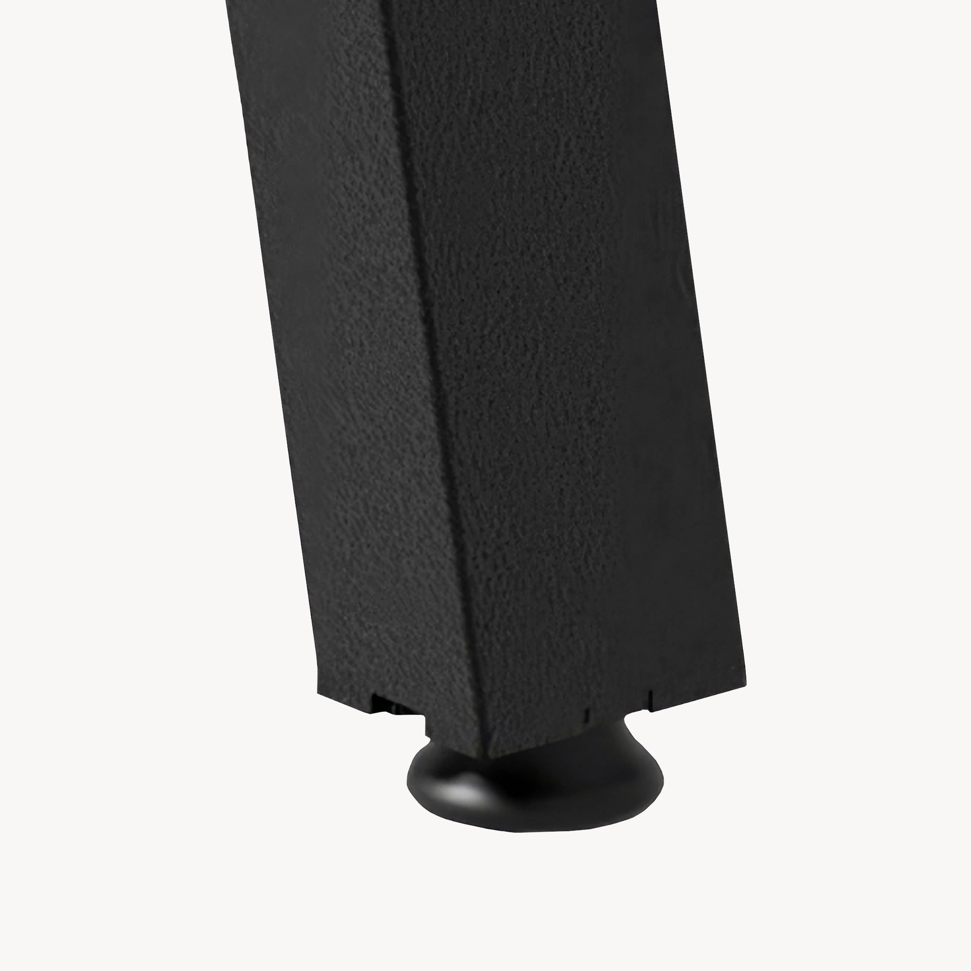 [en.casa] Tischbeine Mariager Möbelfüße 2 Stück Tischgestell für Sitzbank Couchtisch Metall Schwarz 2 x Tischfüße 40 x 37.5 cm Bankgestell Stahl