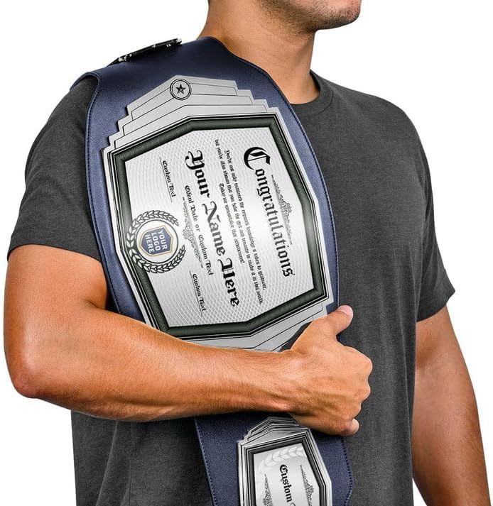 Graduation Custom Championship Trophy Belt