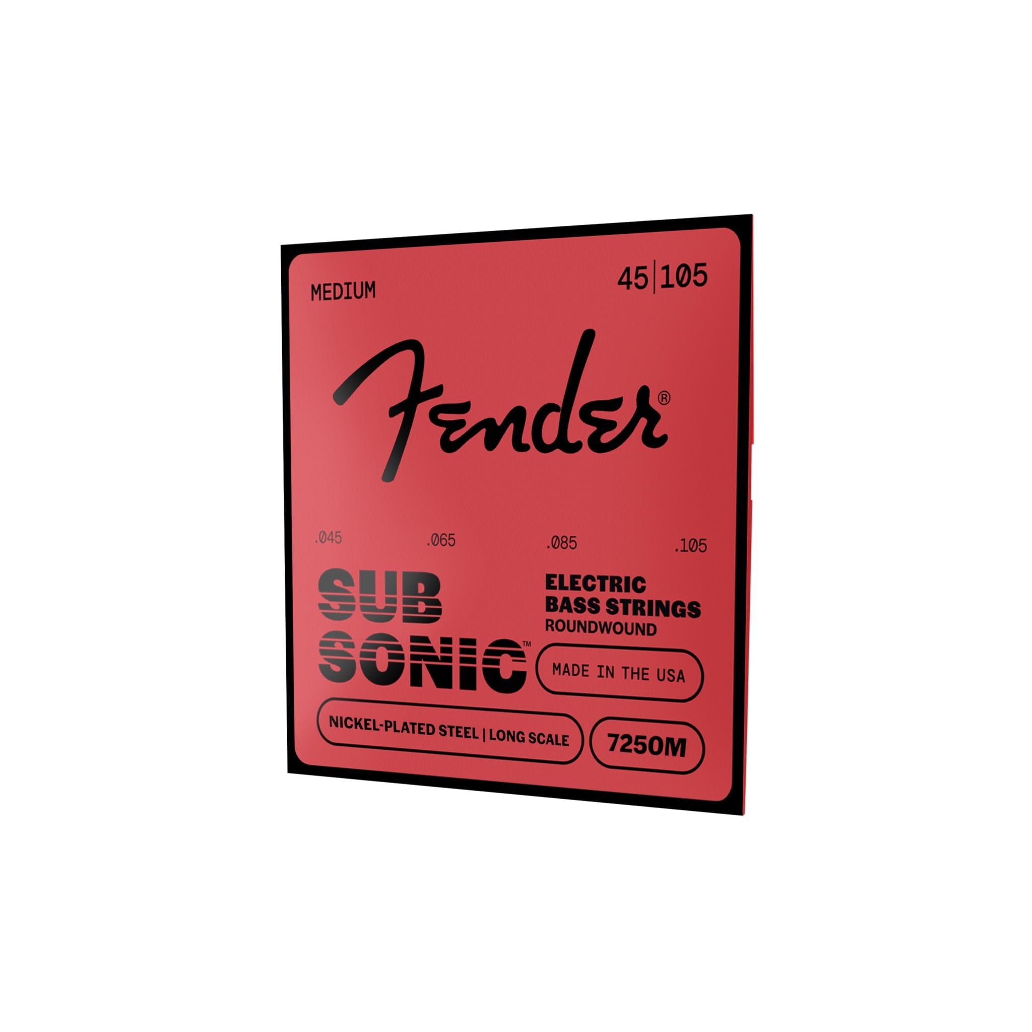 Amazon.co.jp: Fender フェンダー エレキベース弦 SubSonic™ 7250M