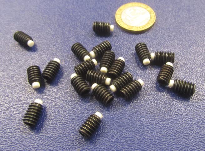 Black Oxide Steel Nylon Tip Set Screw 1/4