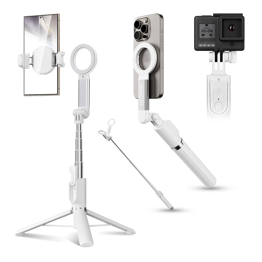 iPhone - ＪJさん専用 Amazon | JJC 磁気 Magsafe対応 自撮り棒 スマホ 三脚 スマホ