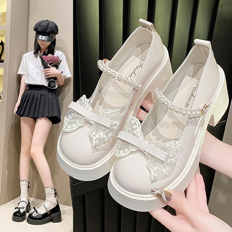 British Style Small Leather Shoes Women's Retro 2025 New Bow with Skirt Japanese College Style Single Shoes3