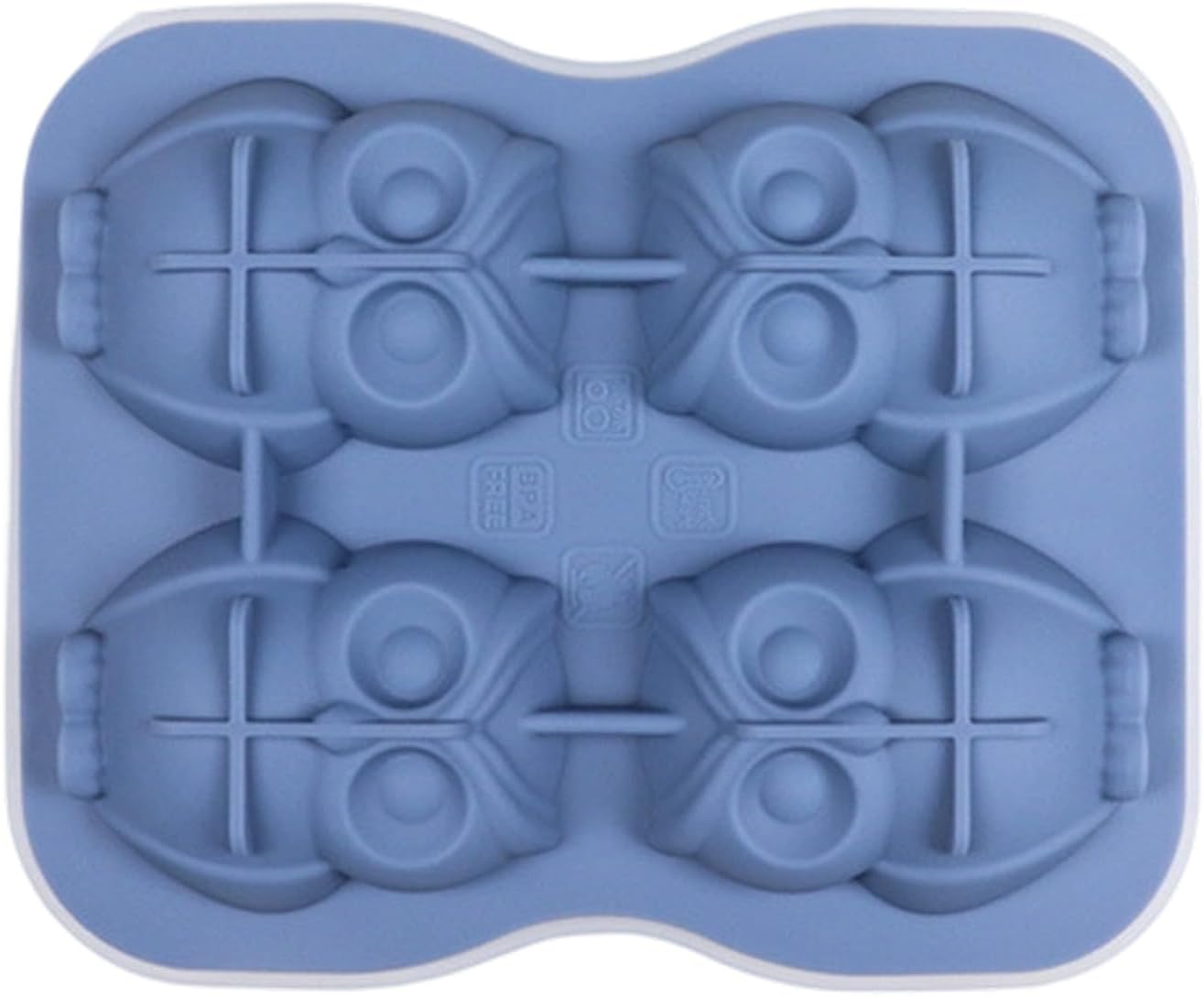4 Cavities Owl Silicone Multipurpose Baking for Making Chocolate Candy Cake Jelly Soap Food Grade Elastomer Cast