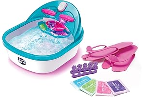 Shimmer ‘n Sparkle 6-in-1 Real Massaging Foot Spa for Kids: An Enhanced Pedicure Experience