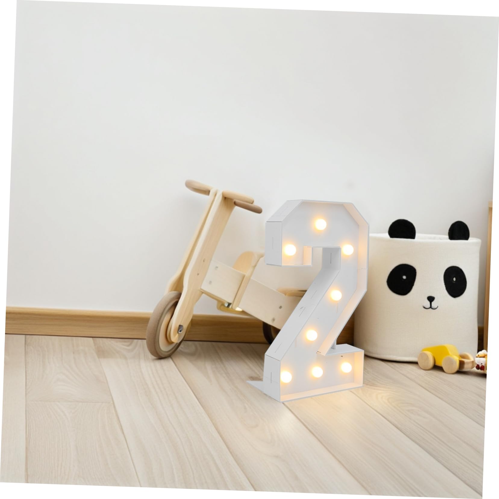 Cabilock 1 Juego De Números Iluminados LED Para Cumpleaños, Alto Brillo, Fácil Instalación, Números De Casa Iluminados Para Fiestas Infantiles Y Reuniones Familiares.