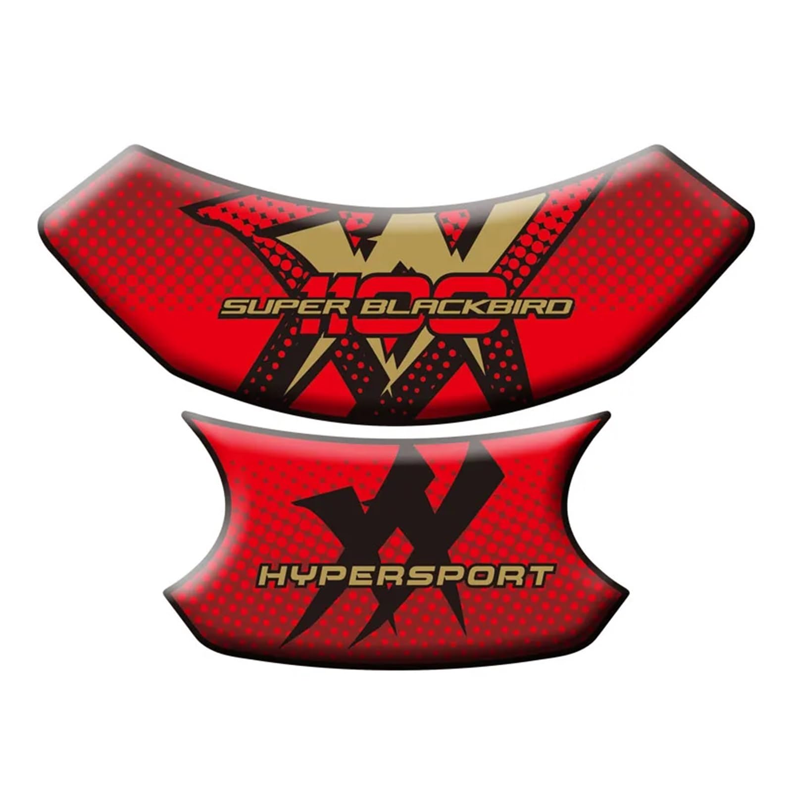 Motorbike Tank Protector Pad Motorcycle Tank Pad Protector Sticker Fish Bone for CBR1100XX for Blackbird 1996-2008