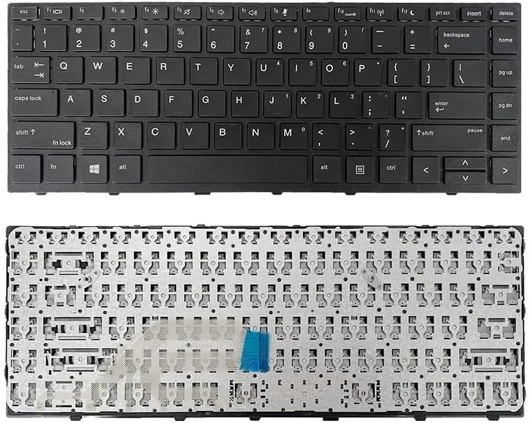 Laptop Keyboard for HP for Probook 640 G4 645 G4 645 G5(Black NO ...