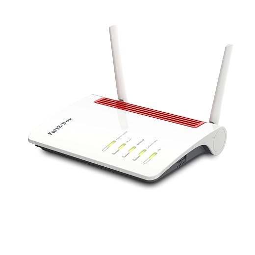 FRITZ!Box 6850 (LTE-Modem, bis zu 150 MBit/s, WLAN AC+N bis 866 MBit/s (5 GHz) und 400 MBit/s (2, 4 GHz), 4 x Gigabit-LAN, 1x USB 3.0)