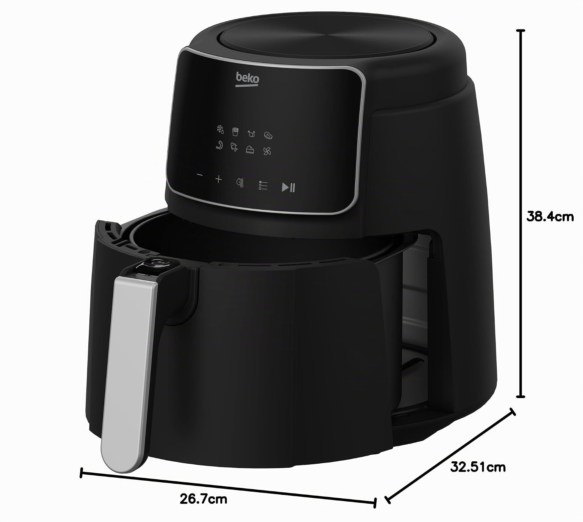 BEKO Friggitrice ad aria digitale FRL2244B — immagine 10 di 16