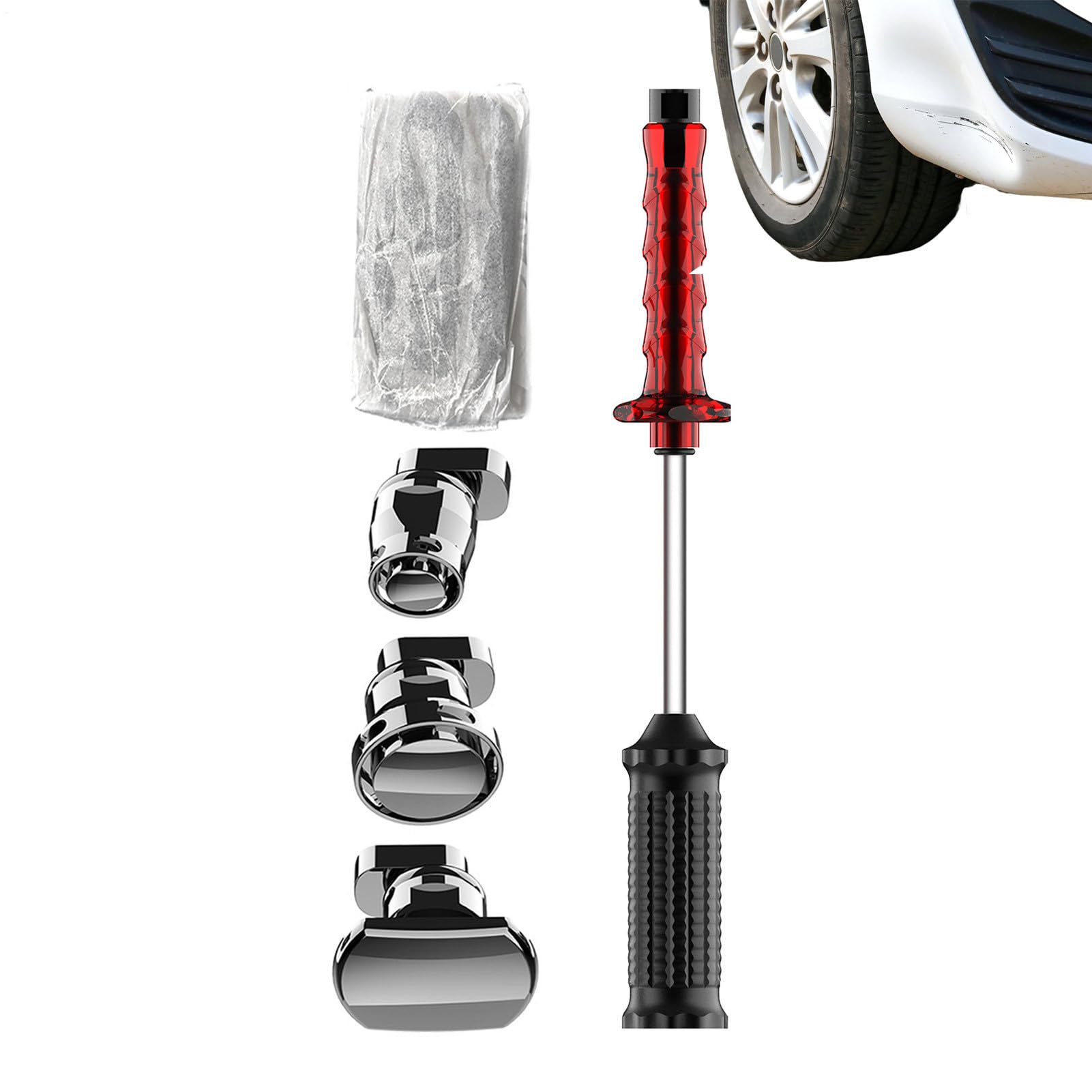 Attrezzo di riparazione per esterni 'auto, kit di rimozione sicuro per | vernice, strumenti per riparazione ammaccature del veicolo, kit di riparazione in metallo, kit di restauro carrozzeria per