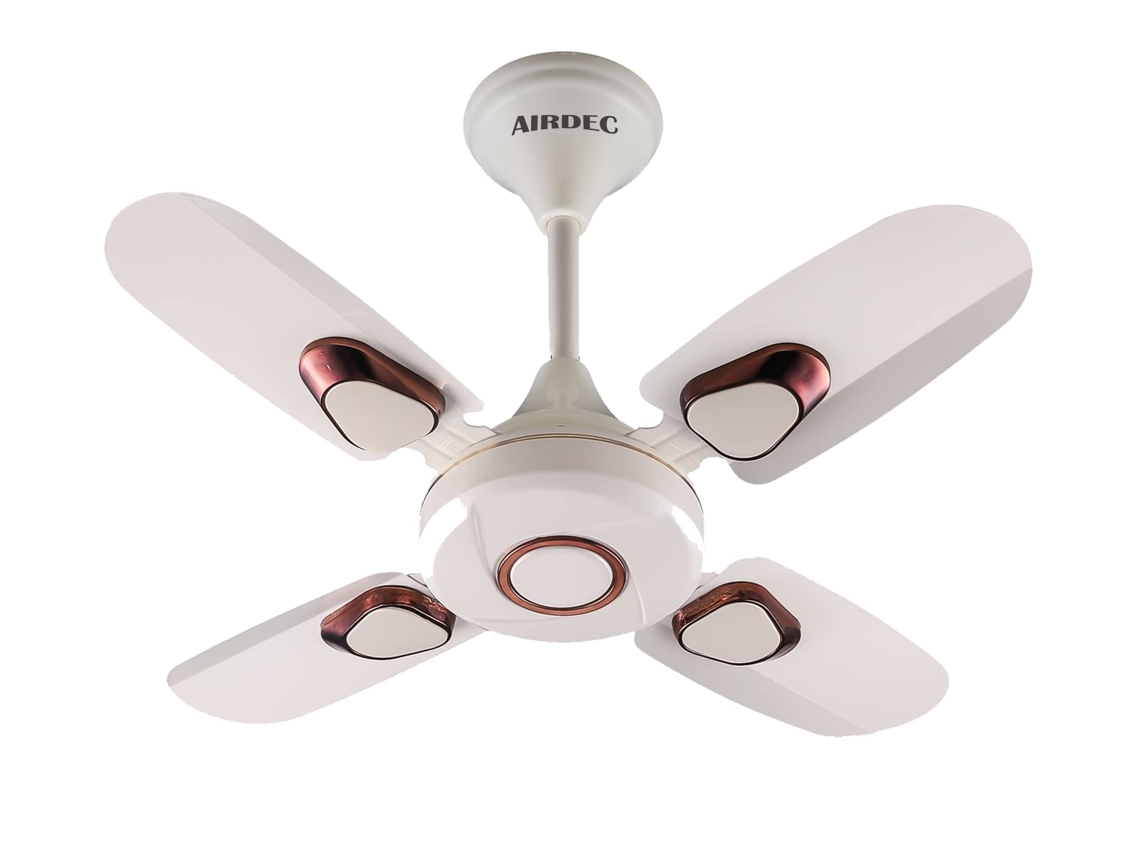 Airdec Florence 600 mm Ultra High Speed Anti dust 4 Blade Ceiling Fan (Pack of 1) (Smoke Brown) (B0C1W41SSF) Amazon Price History, Amazon Price Tracker