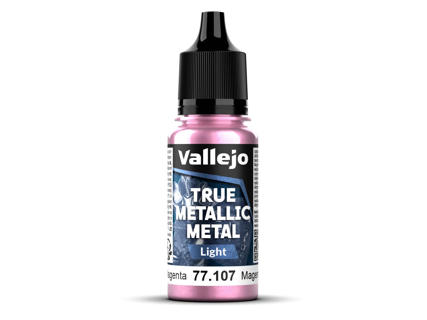Vallejo True Metallic Metal 77107 (Light) Crimson Magenta (18ml)