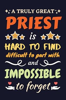 Priest Gifts Blank Lined Notebook Journal Diary Paper, a Funny and Appreciation Gift for Priest to Write in