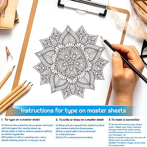Tattoo Transfer Paper, Cridoz 35 Sheets Stencil Transfer Paper for Tattooing, A4 Size - Thumbnail 4