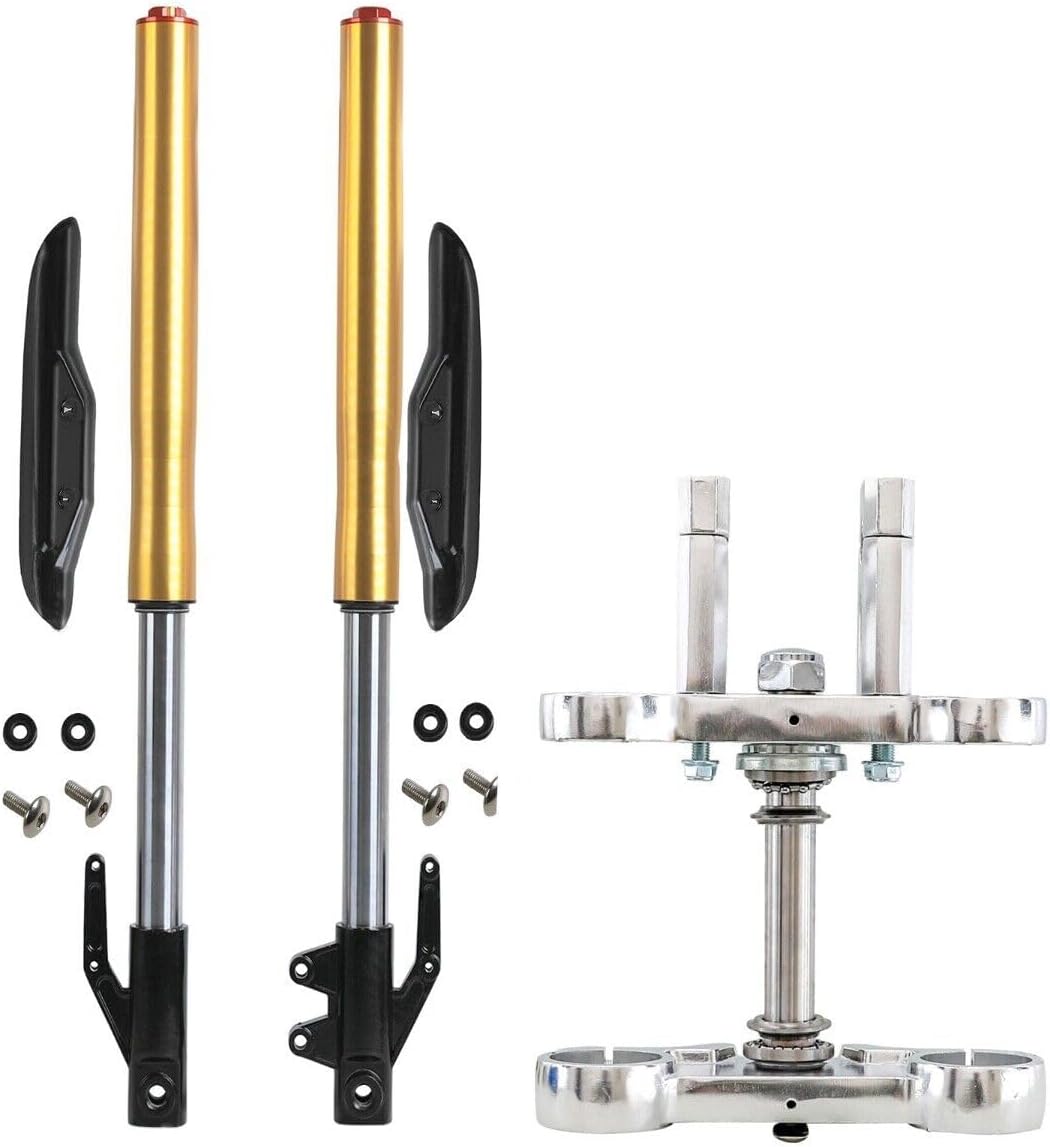 Premium 45/48mm 630mm 𝐅𝐫𝐨𝐧𝐭 𝐅𝐨𝐫𝐤 &Triple Tree 12mm Razor Pit Dirt Bike SSR