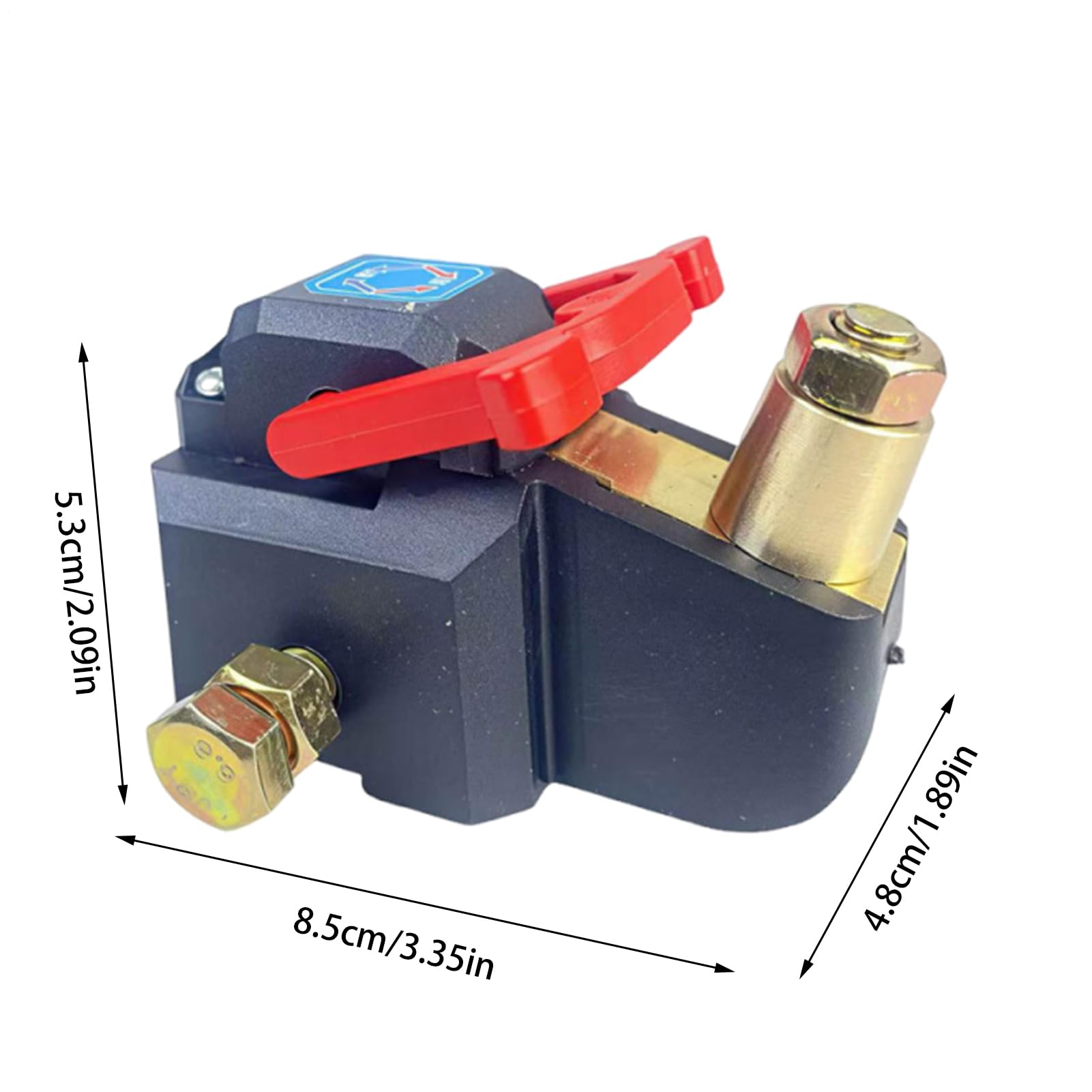 Interruttore di Disconnessione Batteria per Autovettura, Controllo con Maniglia Antiscivolo, Imbarcazione Marina, Camper, Camion