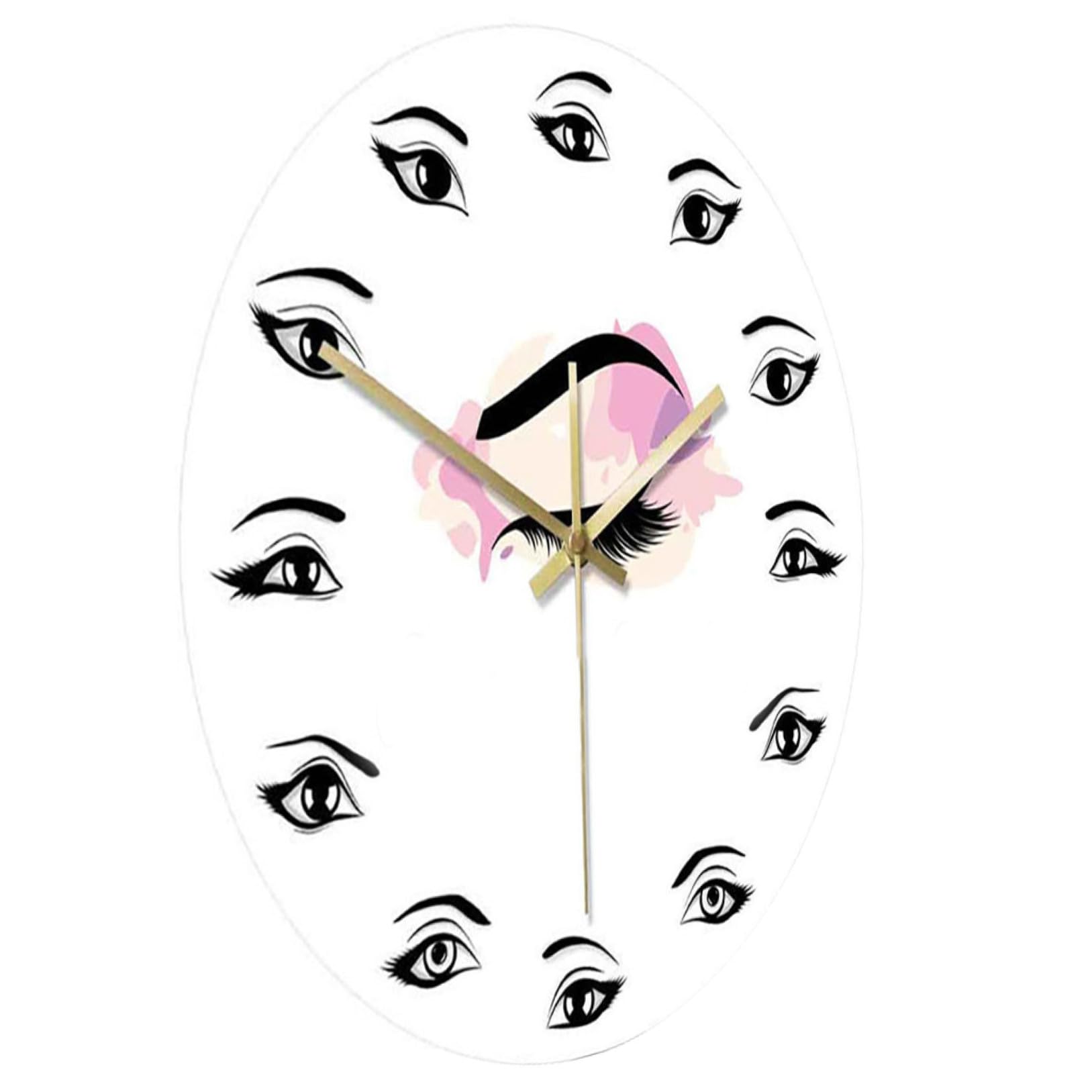 Horloge murale BESTYASH en PU et mouvement silencieux de haute précision pour salon et bureau