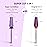 MelodySusie Super Cut Edition 5 in 1 Nail Drill Bits, 3/32\'\' Carbide Tungsten Multi-function Bits, Suitable for Manicure Pedicure Cuticle Gel Polishing, Purple, Series Bit-M, XC