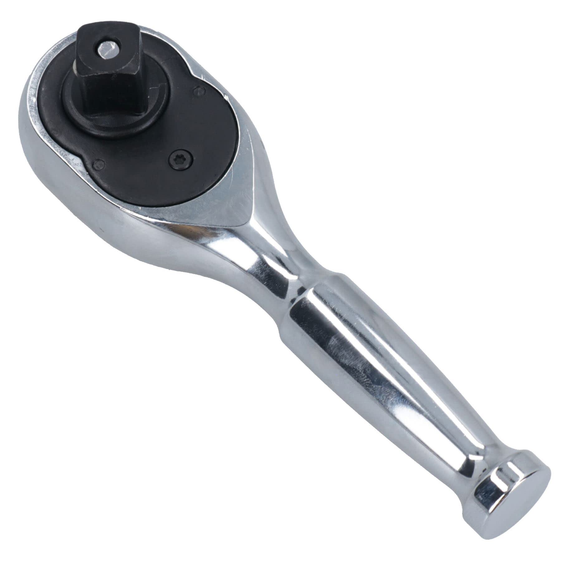 Ab Tools 1/2In Drive Stubby Headed Ratchet Socket Driver 90 Teeth Quick Rel Reversible