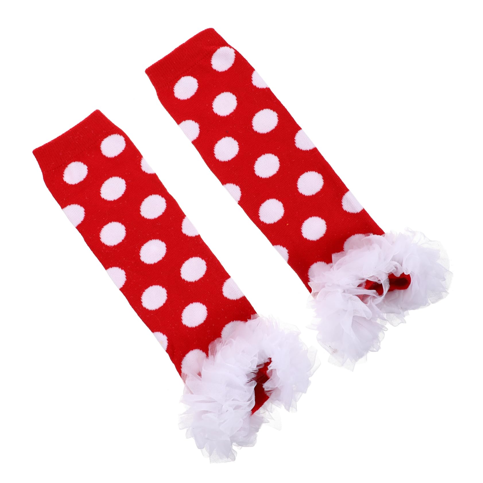 VALICLUD Cute Winter Leg Warmers Cotton Leg Muffs 1 Pair Boot Cuff Girls Warmer for Toddlers