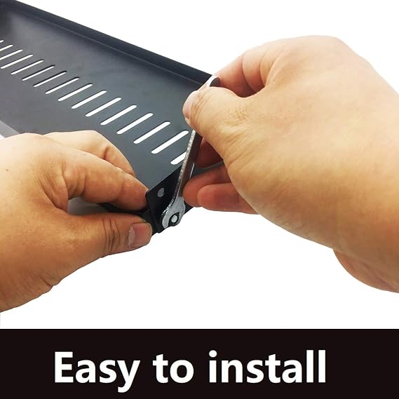 1U Server Rack Shelf, 6 Depth