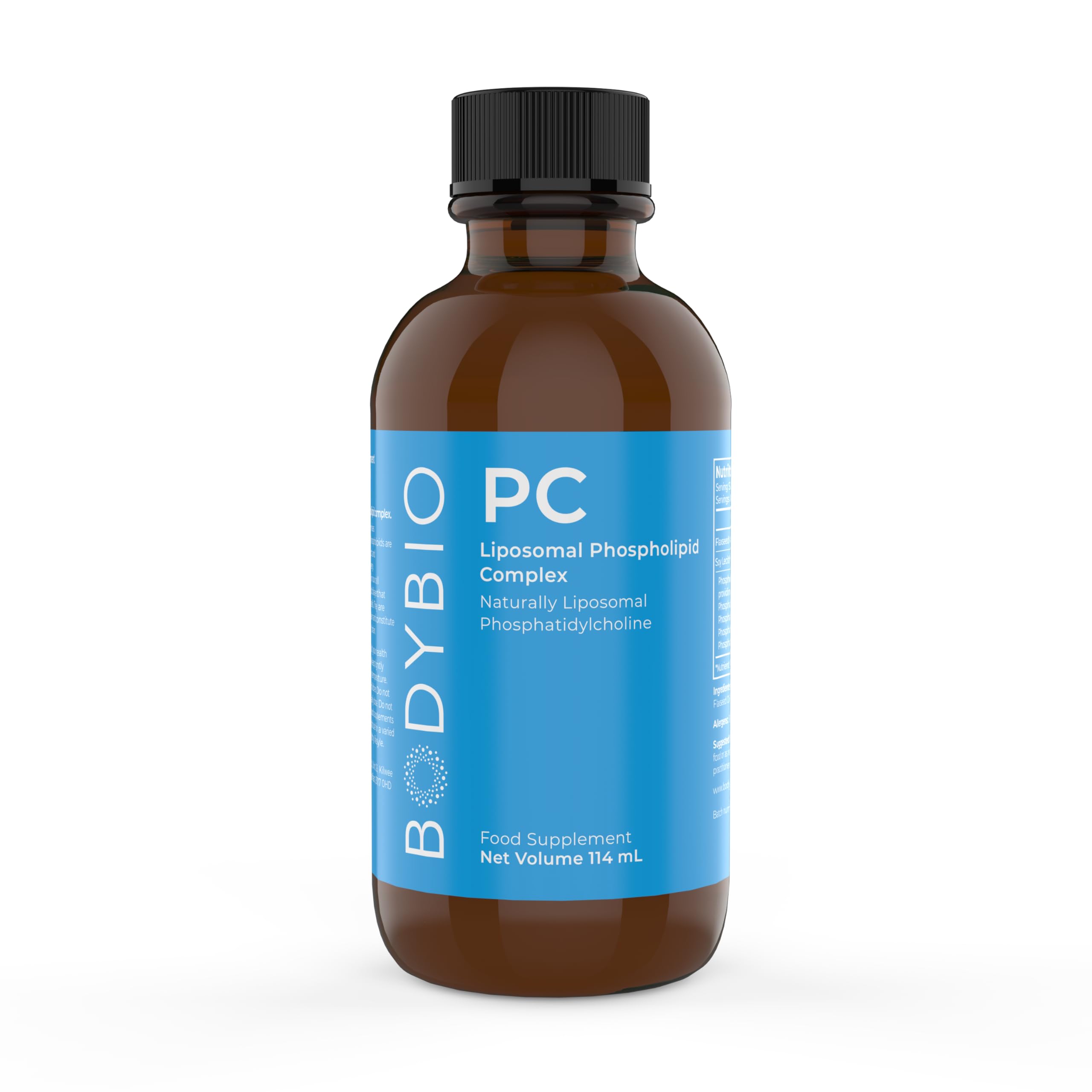 PC - Phosphatidylcholine for Brain Health, Mental Clarity, Cognitive Function, Cellular Repair & Healthy Aging, Phospholipid Complex Supplement for Gentle Daily Detox