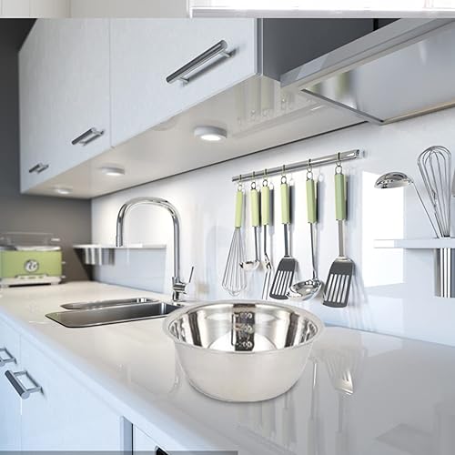 Miniatura 6 de Cuencos para mezclar de acero inoxidable, para el hogar, el refrigerador y la cocina, organizadores de almacenamiento de alimentos  Cuenca ecológica