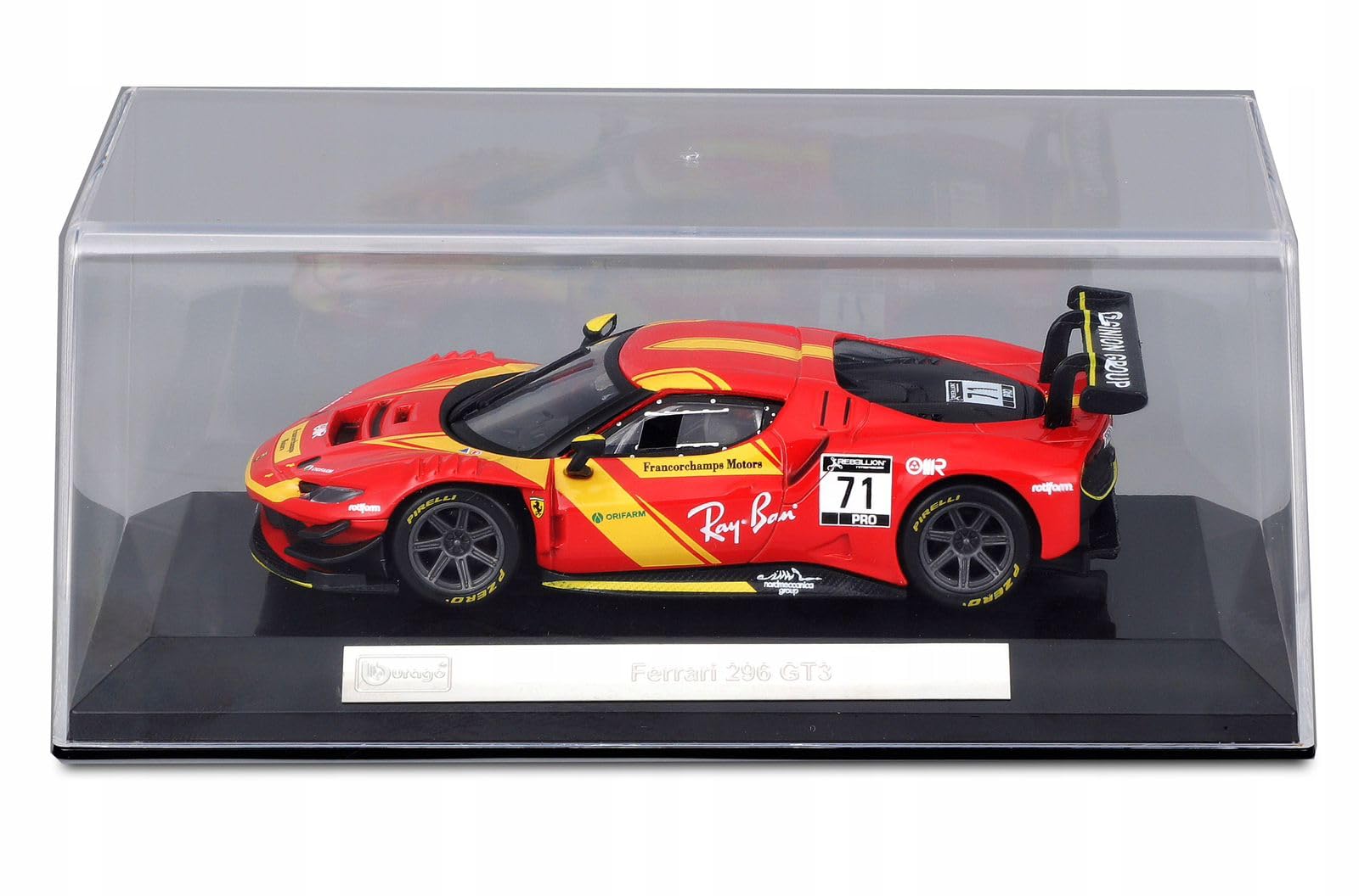 Ferrari 296 GT3 2023 AF Corse GT World Challenge 1:43 Bburago 18
