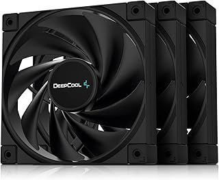 DeepCool FK120 3in1 PC Fans 3 Packs 120mm 1850RPM FDB Computer Case Fans 4-Pin PWM 68.99CFM Cooling Fans Quiet Under 28dB(A) High Performance for Cases CPU Liquid Coolers and CPU Air Coolers
