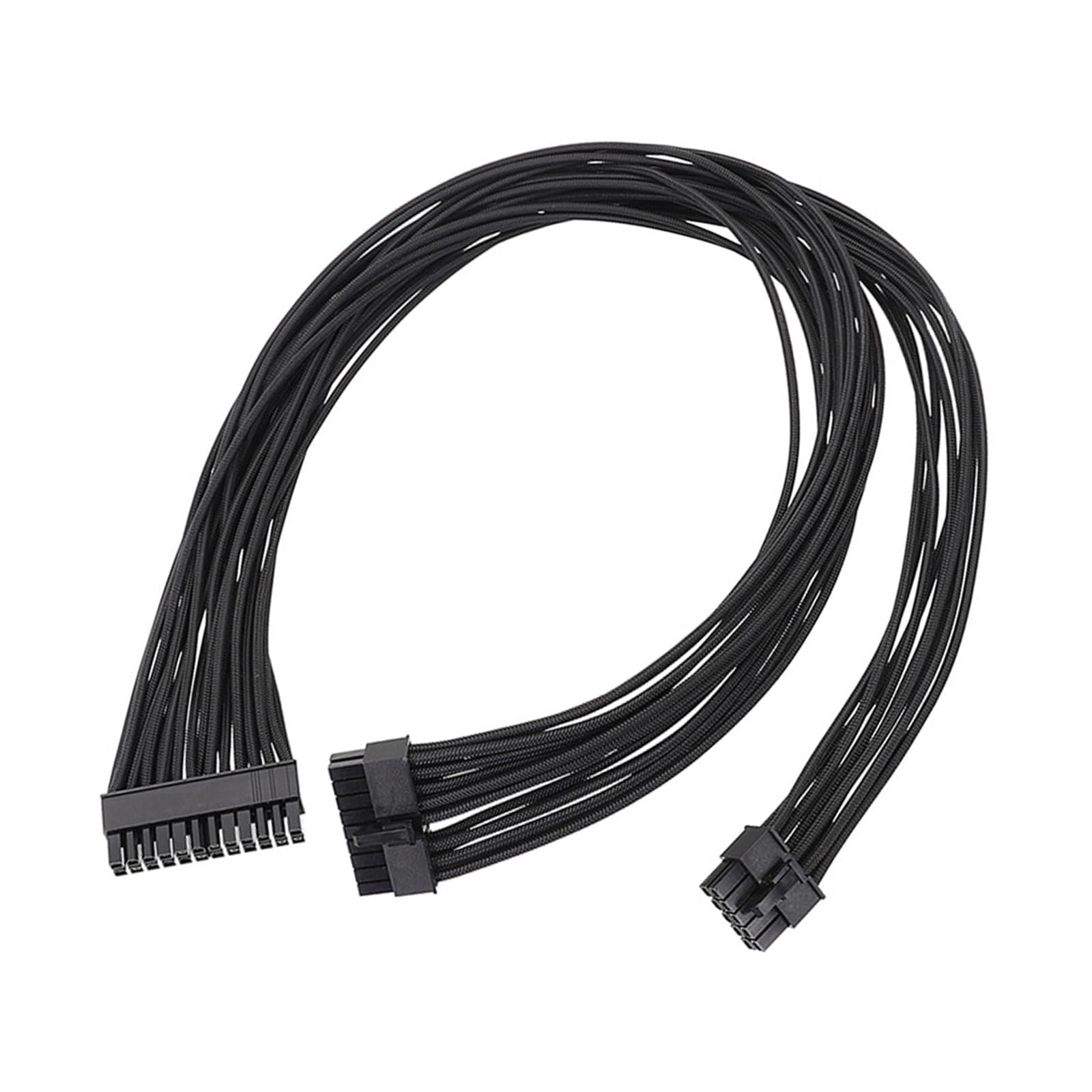 Cavo di alimentazione modulari piatto, 60 cm, 18 AWG, 10 pin + 18 pin a 24 pin, per sistemi informatici modulari di stabilità, cavo di alimentazione