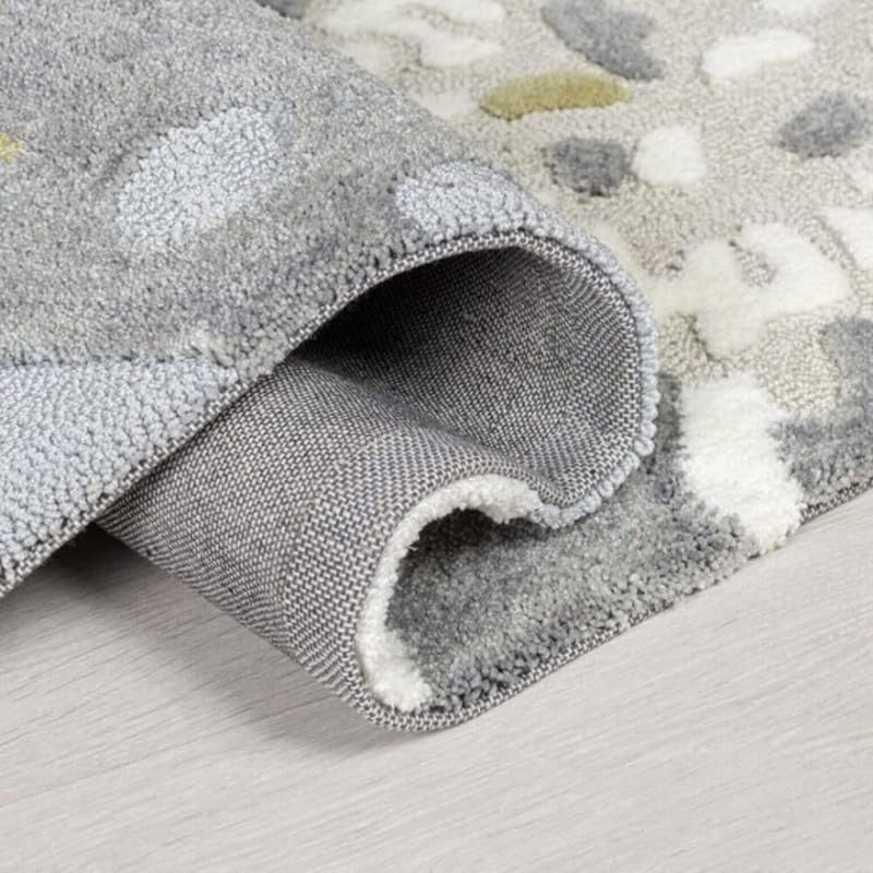 Image of OLEFIN Handmade Thick Woolen Anti Slip Carpet and Rugs for Living Room Bedroom Hall Dinning Room Kids Room