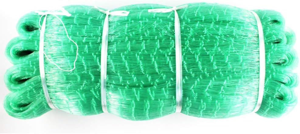 Running Water Nylon Fishing Net Green Color 0.35mm 100md 100 Meter
