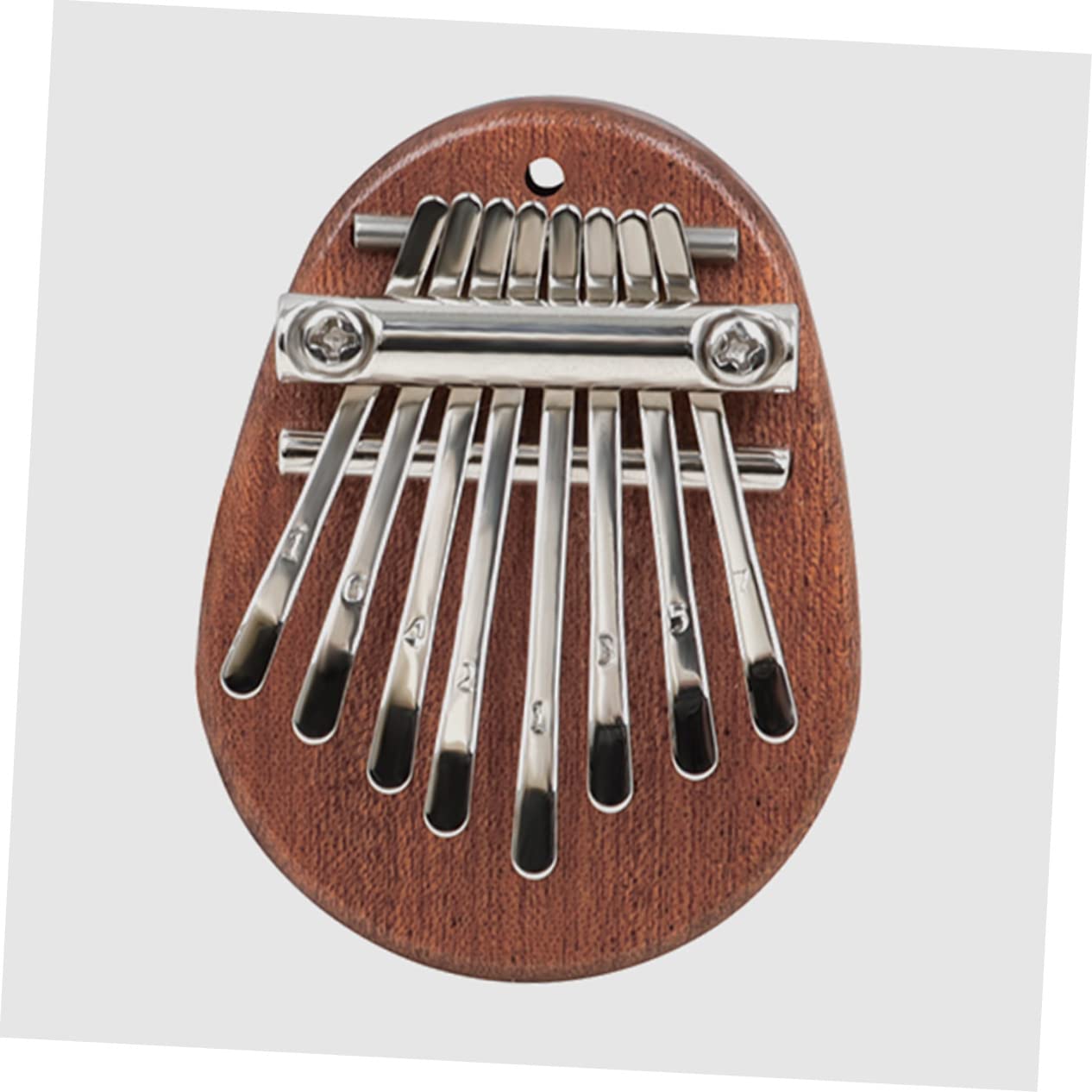 Levemolo 8 Keys Kalimba Thumb Piano Necklace Perfect Musical Instrument for Travel