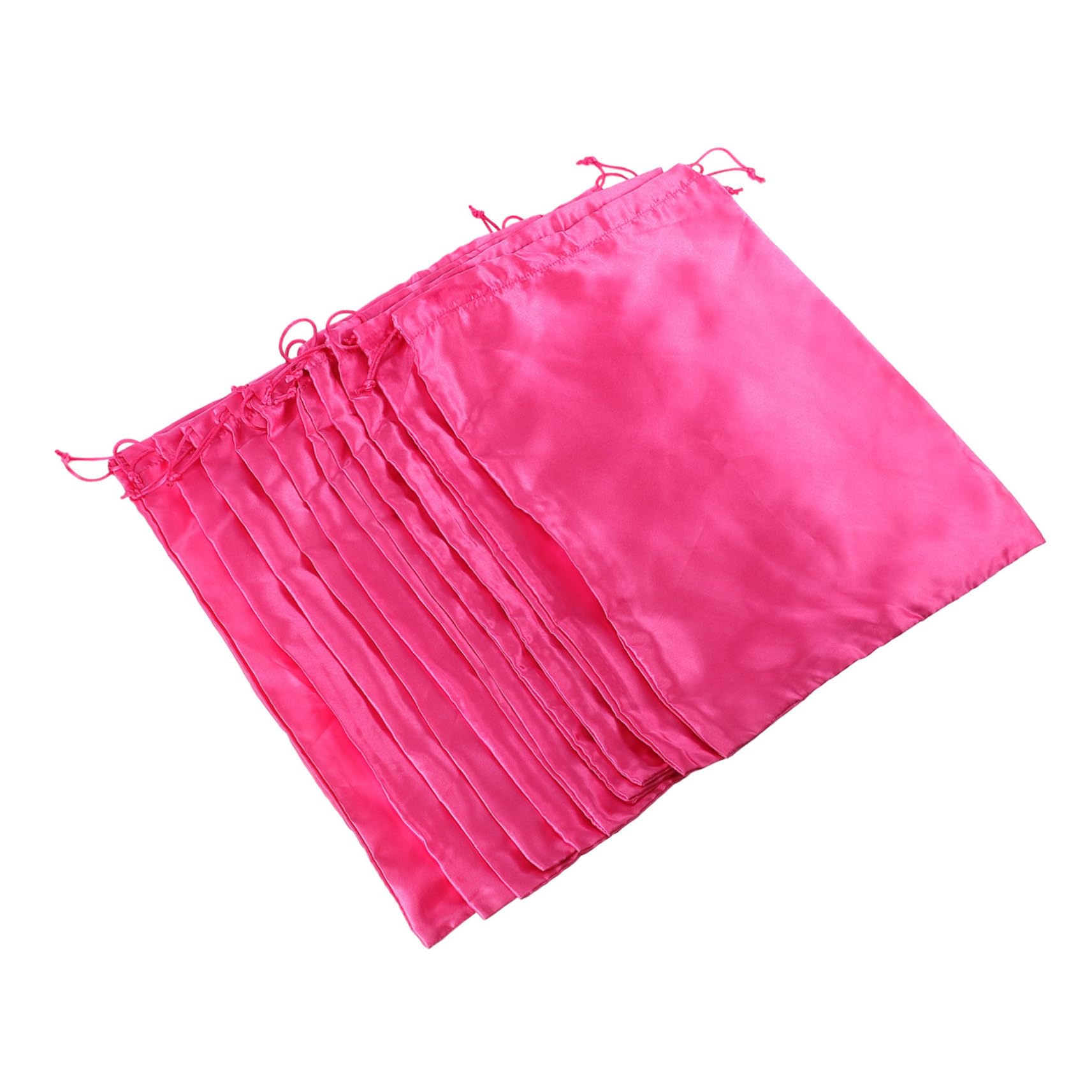 10stücke Kordelzug-wig-taschen Satin Aufbewahrungssäcke Für Perücken Kosmetik Mehr Praktische Reisetaschen Mit Zugband Für Täglichen Bedarf Haushalt Aufbewahrungstaschen