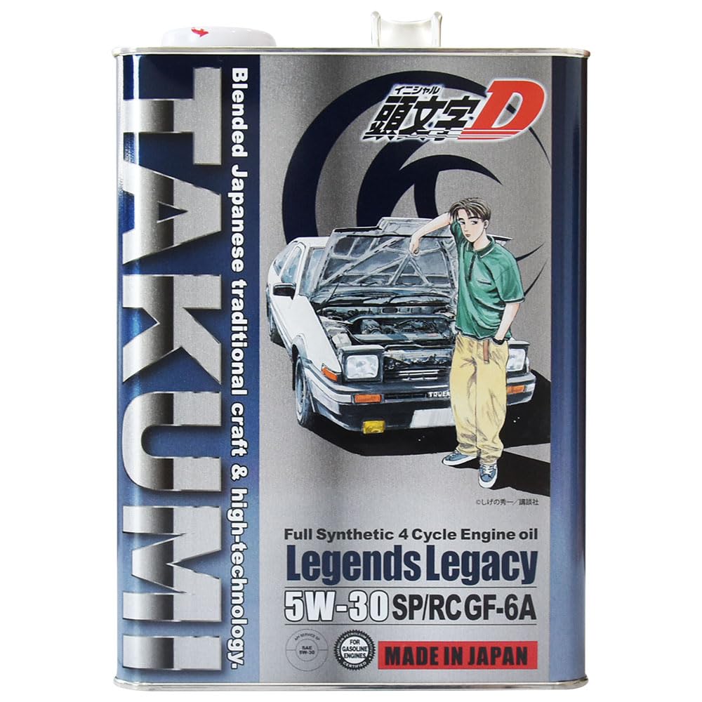 Amazon | TAKMO(旧TAKUMIモーターオイル) 頭文字D 5W-30 4L エンジン