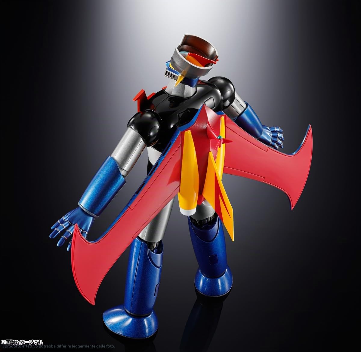 TAMASHII NATIONS Soul of Chogokin GX-117 Mazinger Z (tipo rinforzato) Shinka in pelle - KAKUMEI SHINKA - circa 6,5 pollici (165 mm), pressofuso e ABS, action figure dipinte