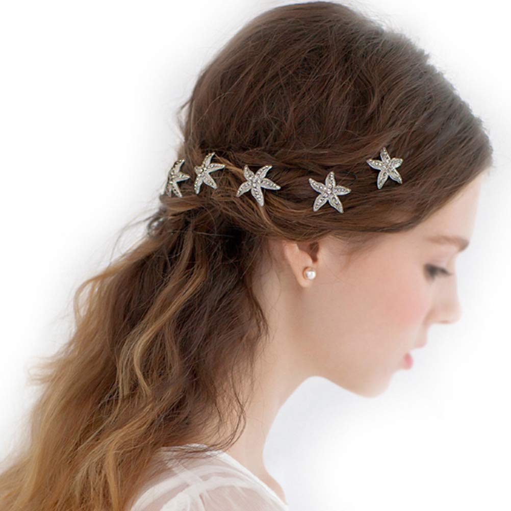 Amazon.com : Aulufft 44 Pcs Wedding Bridal Hair Accessories  display picture 2