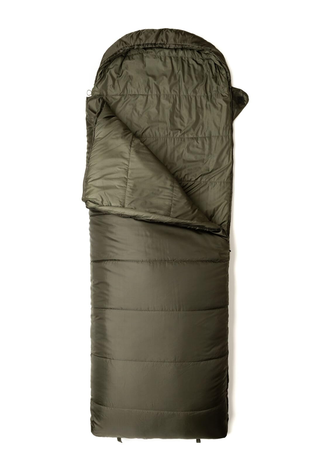 Snugpak Nautilus WGTE - Saco de dormir para todas las estaciones, convertible en edredón, aislamiento isofibre, capucha elástica con cordón, doble cremallera, saco de dormir cálido para camping,