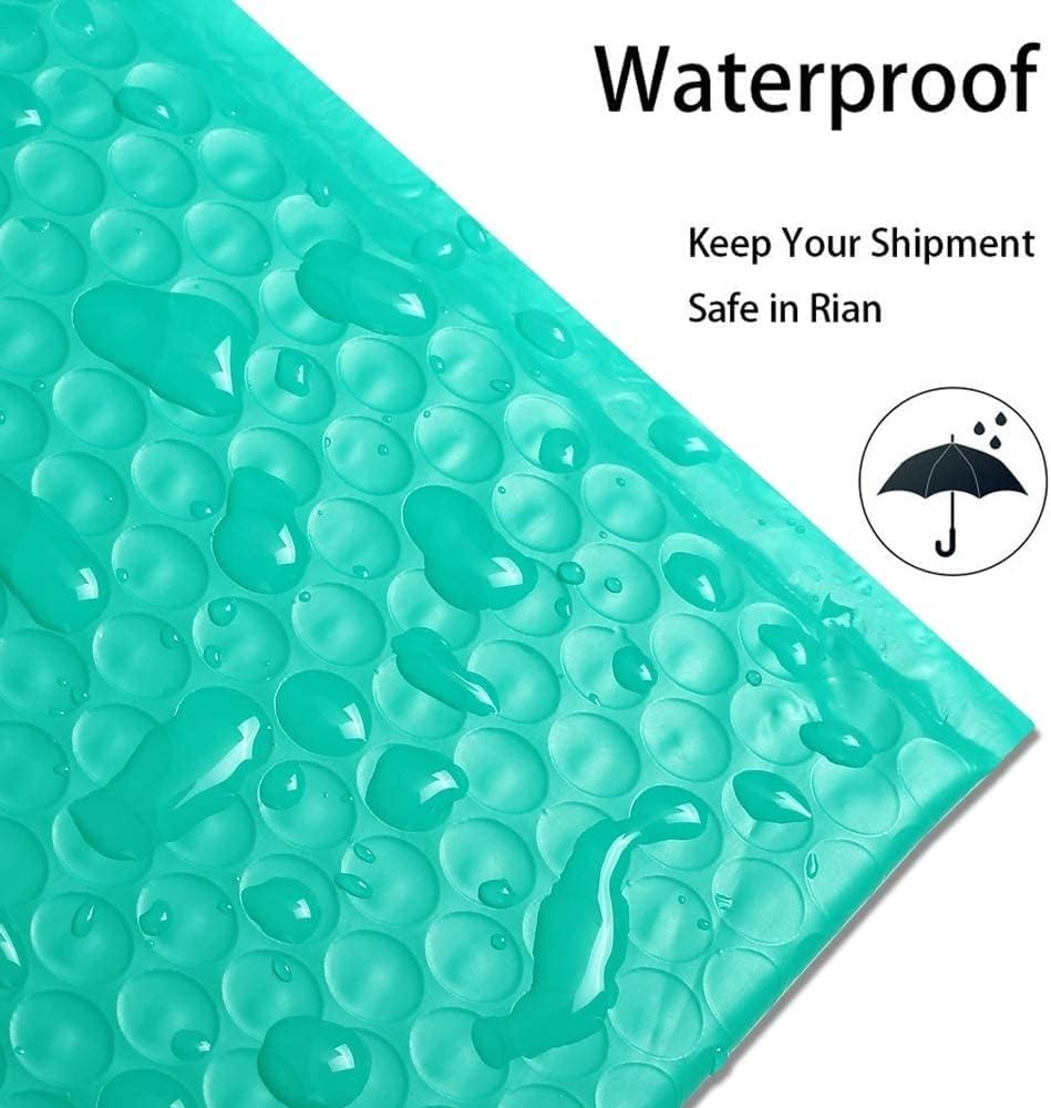 Koperty bąbelkowe Poly Mailers, Koperty bąbelkowe, wielokolorowe, różne rozmiary, opakowanie 100 szt.(100pcs Green,15 * 18cm)