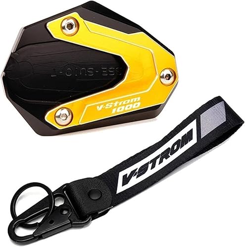 CNC aluminio for Suzuki VStrom 1000 XT DL1000 2014-2019 2017 V-Strom 1050xt 2020 2021 2022 Motorcycle Kickstand Foot Side Stand Extension (Color