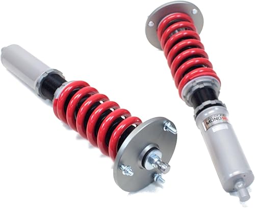 Miniatura 9 de Godspeed MRS1427 MonoRS Kit de bajada de coilover totalmente ajustable, altura de paseo, tensión de resorte y amortiguación de 32 clics, compatible