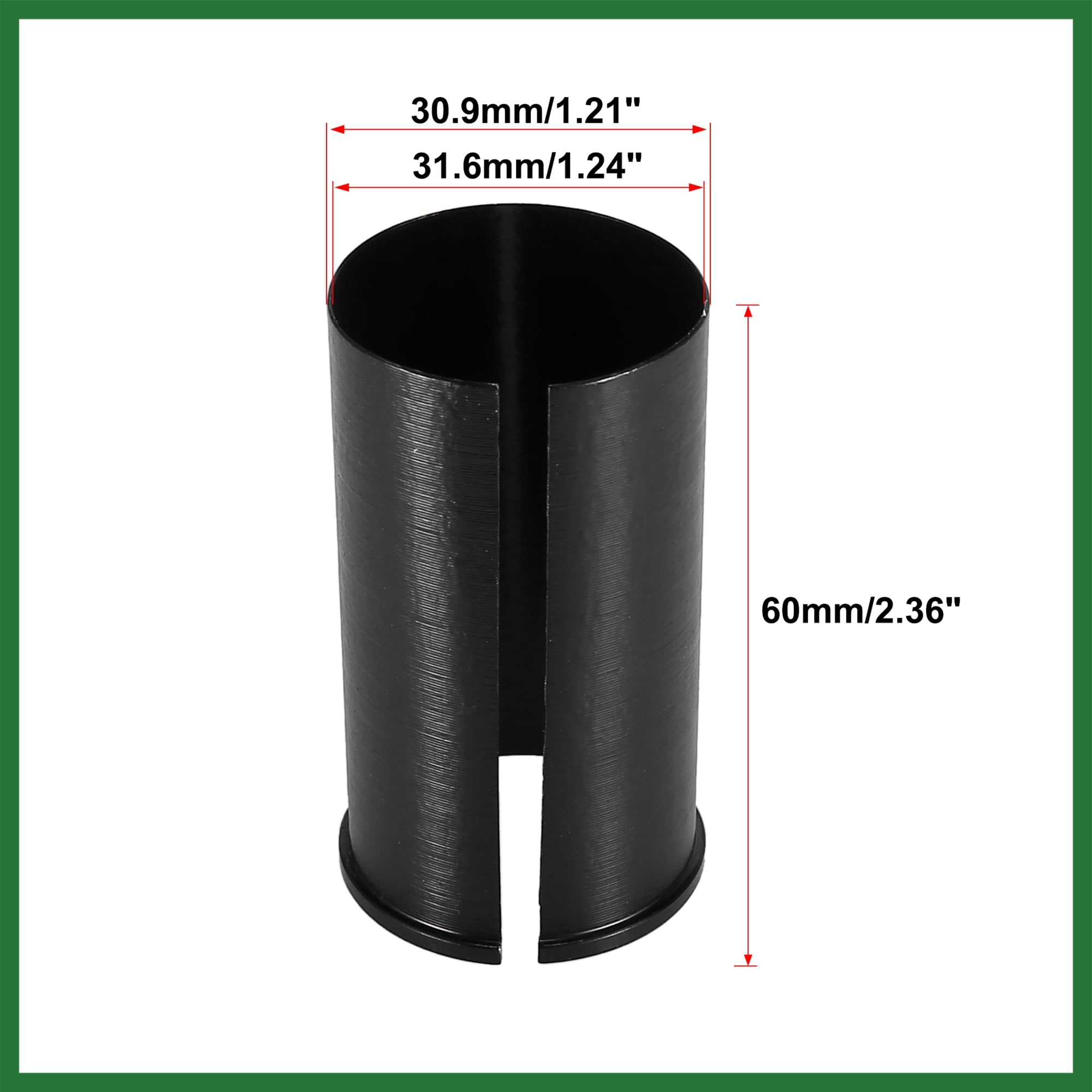 Motoforti 30.9 to 31.6mm Bicycle Bike Seat Post Tube Adapter Reducing Sleeve Long-lasting, Black - Image 4